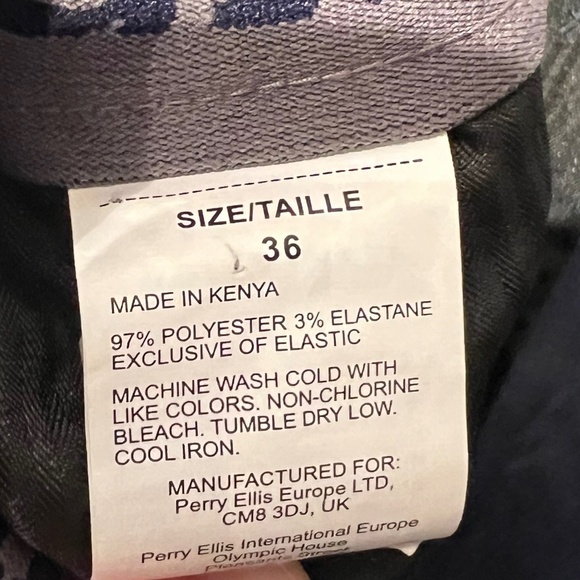 Men’s PGA TOUR GOLF SHORTS size 36 blue with elastic reinforced waist band NWOT - Picture 4 of 4